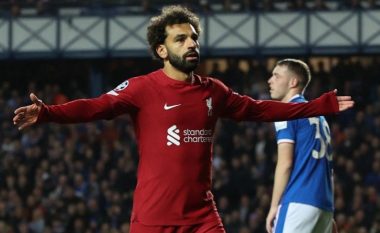 Liverpooli shkatërron Rangersin – Salah brenda pesë minutash shënon het-trik