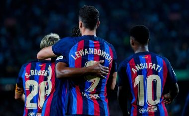 Notat e lojtarë, Barcelona 3-0 Villarreal: Lewa dhe Alba më të mirët