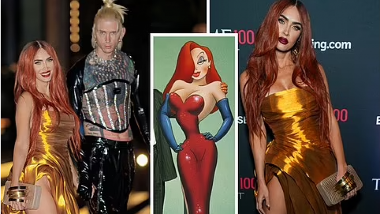 Megan Fox frymëzohet nga sirena e filmave vizatimor teksa debuton me flokë të kuq në eventin “Times100 next 2022” në New York