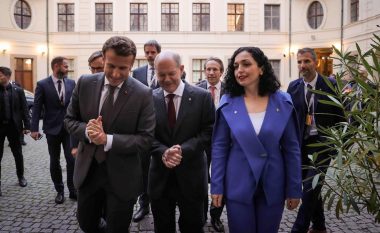 Osmani: Mirënjohës presidentit Macron dhe kancelarit Scholz për përkrahjen e tyre për Kosovën