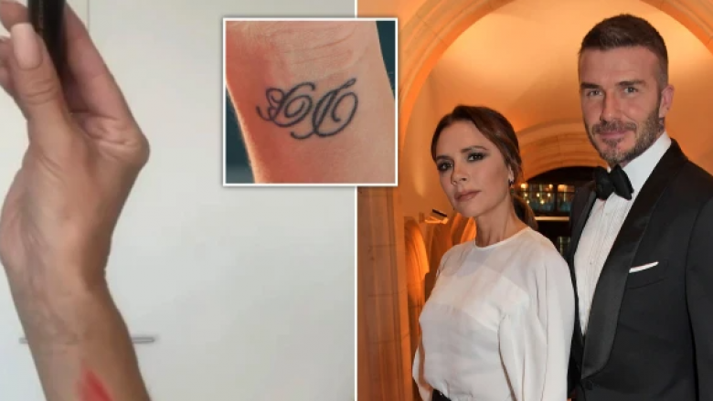 Victoria Beckham zbulon arsyen se përse fshiu tatuazhin me inicialet e Davidit