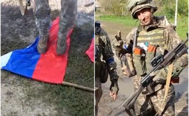 Forcat ukrainase raportohet se kanë çliruar fshatin Makiivka në Luhansk – ushtarët shihen duke shkelur flamujt rusë