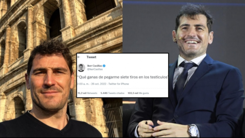 Iker Casillas vazhdon me postime të çuditshme në Twitter