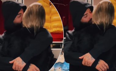 Maluma publikon një tjetër moment intim me partneren teksa i dhuron puthje dhe përqafime