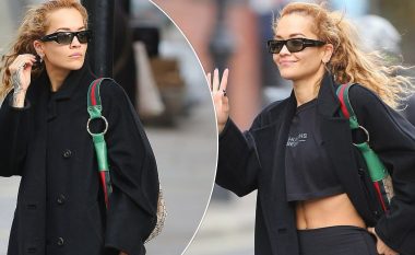 Rita Ora merr vëmendje me format e tonifikuara teksa largohet nga palestra në Londër