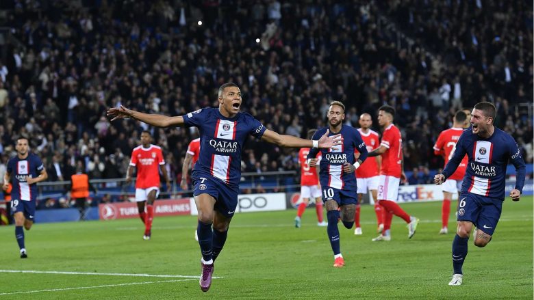 Notat e lojtarëve, PSG 1-1 Benfica: Joao Mario dhe Mbappe më të mirët