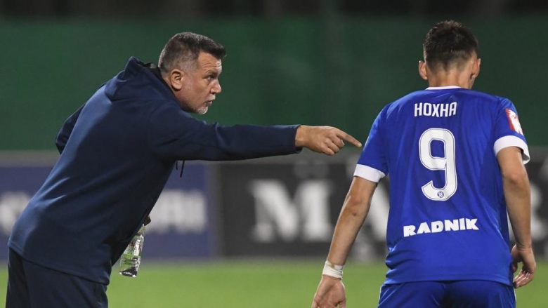Trajneri i Slaven Belupos, Zoran Zekic me fjalë të mëdha për Arbër Hoxhën