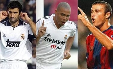 Futbollistët që kanë luajtur si për Real Madridin ashtu edhe për Barcelonën