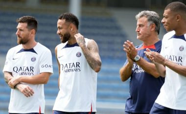 Galtier: Marrëdhëniet e mira mes Mbappe, Neymar dhe Messi janë thelbësore për PSG-në