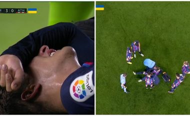 Gavi largohet me lot në sy nga fusha – Barcelona dhe Spanja në ankth