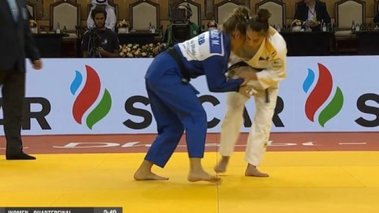 Nora Gjakova mund kundërshtaren serbe dhe kualifikohet në gjysmëfinale të Grand Slamit të Abu Dhabit