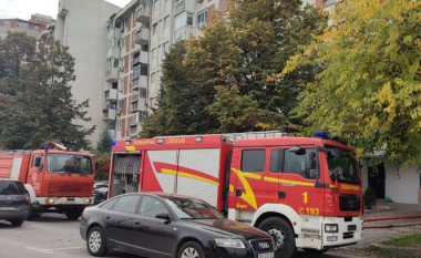 Shkup, një banesë merr flakë pas shpërthimit të bombolës së gazit