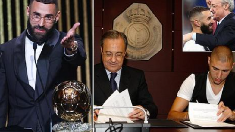 Pas ceremonisë së Topit të Artë, Benzema zbulon se si Perez e bindi që ta refuzonte Barcelonën