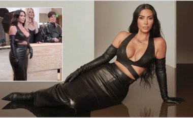 Krahasimi i formave trupore të Kim me dhe pa ndërhyrje të Photoshopit