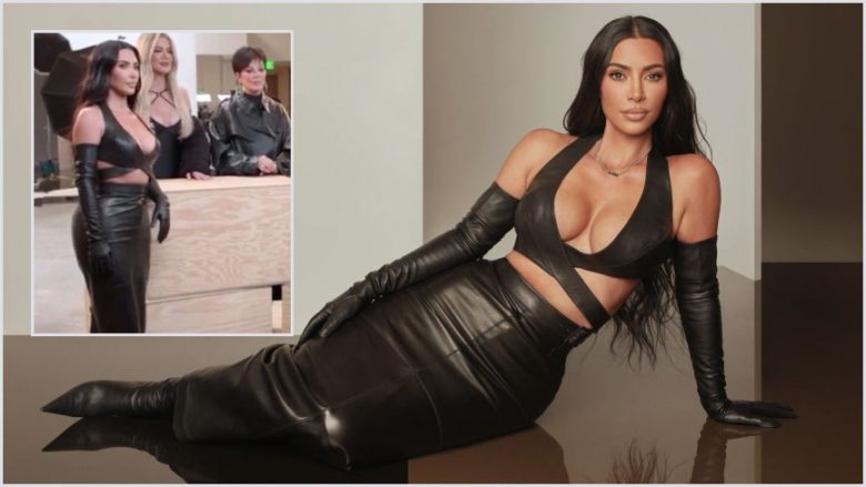 Krahasimi i formave trupore të Kim me dhe pa ndërhyrje të Photoshopit