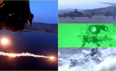 Turqia tregon “aftësitë e helikopterëve vendas të cilët qëllojnë terroristët kudo që janë”!