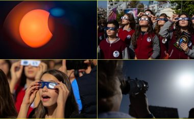 Eklipsi diellor zgjoi interesim edhe në Kosovë, qytetarët kishin dalë për ta parë nga sheshi i Prishtinës