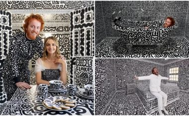 Artisti ‘mbulon’ të gjithë rezidencën e tij prej 1.5 milion eurosh me ‘shkarravina’