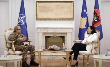 Osmani takoi komandantin e ri të KFOR-it, rithekson përkushtimin e Kosovës për anëtarësim në NATO