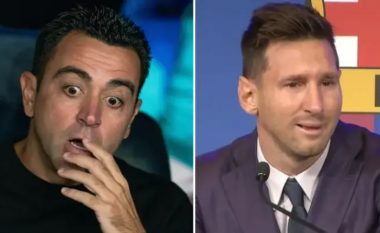 Xavi ‘i shqetësuar’ për rikthimin e mundshëm të Messit te Barcelona, shkak Lewandowski