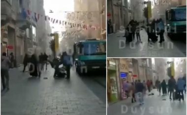Momenti i shpërthimit në sheshin Taksim të Stambollit