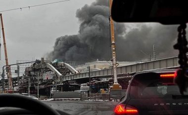 Shpërthen një zjarr i madh në qendër të Moskës