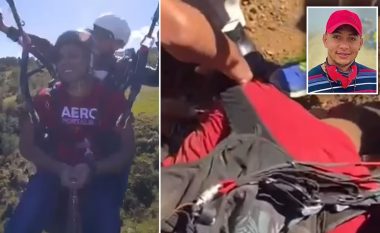 Filmoi veten duke fluturuar me paraglajd mbi pyje, disa minuta më pas u rrëzuar për vdekje në Republikën Dominikane