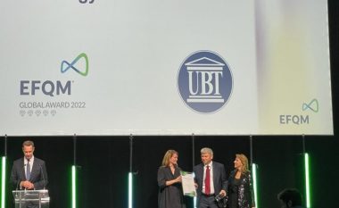 UBT në mesin e nëntë kompanive më të mira në botë nga EFQM