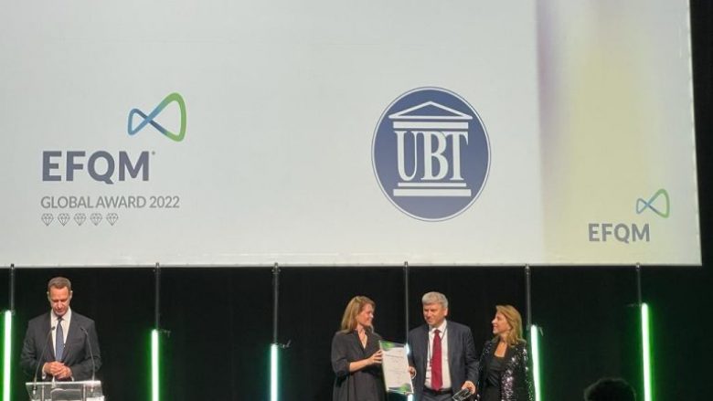UBT në mesin e nëntë kompanive më të mira në botë nga EFQM