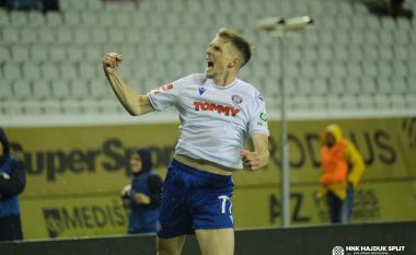 Emir Sahiti shënon dhe asiston, Hajduku merr fitore të rëndësishme