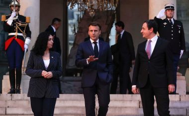 Osmani flet për takimin me Macron: E informuam për veprimet destabilizuese të Serbisë në veri të Kosovës