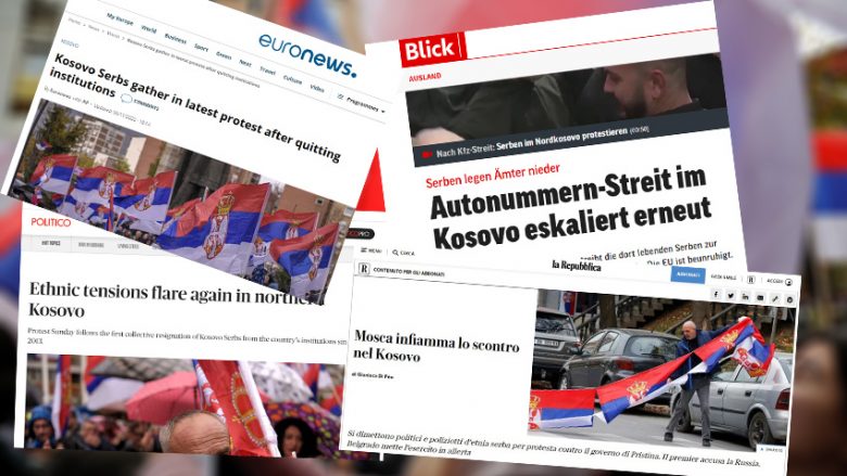 Gjendja e krijuar në veri bëri jehonë në mediet ndërkombëtare – përmendet ndikimi i Moskës