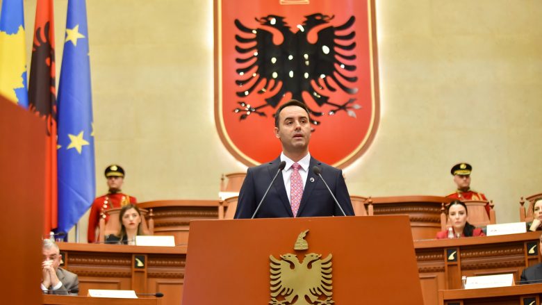 Konjufca në Tiranë: Serbia synon ta destabilizojë Kosovën, ajo po na lufton pa zgjedhur mjete