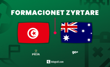 Formacionet zyrtare: Tunizia – Australia
