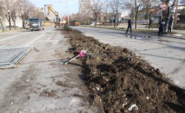 Pasi e mbylli për festa, Komuna nis punimet në rrugën “Xhorxh Bush” në Prishtinë