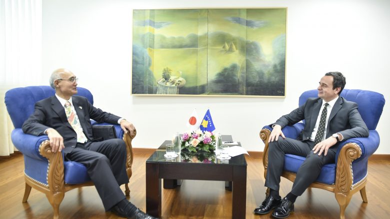 Ambasadori i Japonisë i thotë Kurtit se shteti i tij do të vazhdojë të mbështesë Kosovën