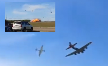 Momenti kur dy aeroplanë përplasen në ajër në Dallas – nuk dihet për gjendjen e pilotëve
