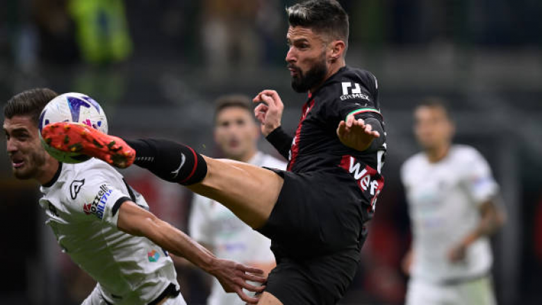 Milani fiton në fund ndaj Spezias me golin e Olivier Giroud