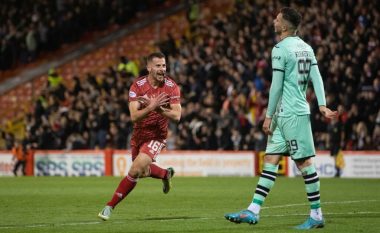 Ylber Ramadani shënon gol spektakolar në Skoci, Aberdeeni merr fitore të thellë