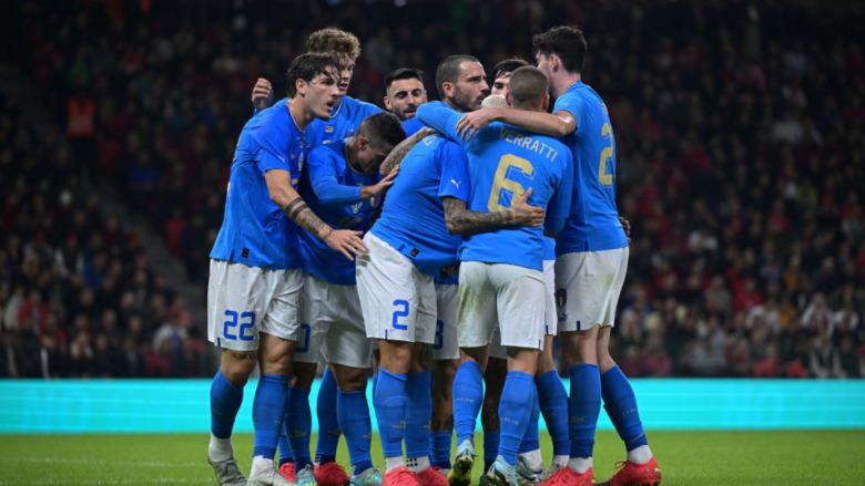 E ardhmja e ndritur e kombëtares italiane, ndaj Shqipërisë ishin të grumbulluar 13 futbollistë nën moshën 23 vjeçare