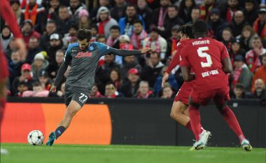 Napoli konfirmohet si lider i grupit edhe pas humbjes nga Liverpool, Ajax në Ligën e Evropës në fitore