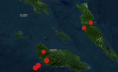 Ishujt Solomon: Një tërmet me magnitudë 7.0 godet vendin e Paqësorit