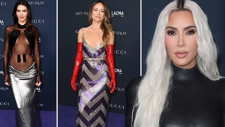 Kim Kardashian, Kendall Jenner dhe Olivia Wilde marrin vëmendje me dukjet në  “LACMA Art+Film Gala”
