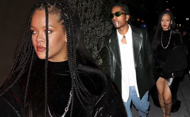 Rihanna merr vëmendje me dukjen teksa shoqërohet nga ASAP Rock gjatë një daljeje në Los Angeles
