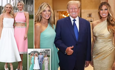 Pak para dasmës së vajzës, Donald Trump pozon përkrah gruas së tij Melania dhe ish-bashkëshortes Marla Maples