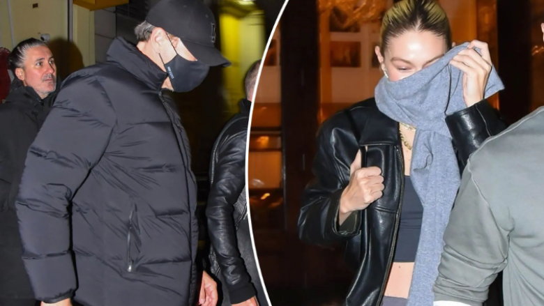 Leonardo DiCaprio dhe Gigi Hadid fotografohen duke u larguar nga i njëjti restorant në New York