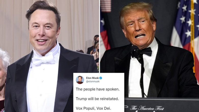 Trump fiton 25 milionë ndjekës në Twitter gjatë natës ndërsa Elon Musk rikthen llogarinë e tij