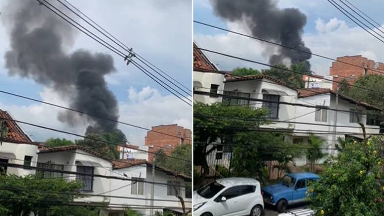 Tetë të vdekur pasi një aeroplan u rrëzua në një lagje banimi në Kolumbi