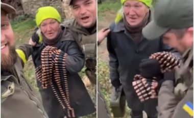 E moshuara në Kherson iu dhuron municion ushtarëve ukrainas