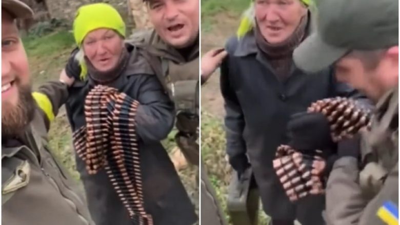 E moshuara në Kherson iu dhuron municion ushtarëve ukrainas